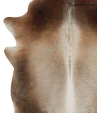 Brown with Red Cowhide Rug #85467
