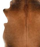 Brown with Red Cowhide Rug #85548