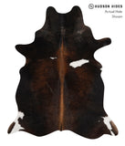Chocolate and White Cowhide Rug #85560