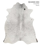 Salt and Pepper Black Cowhide Rug #85576