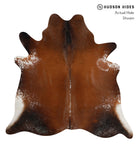 Salt and Pepper Brown Cowhide Rug #85630