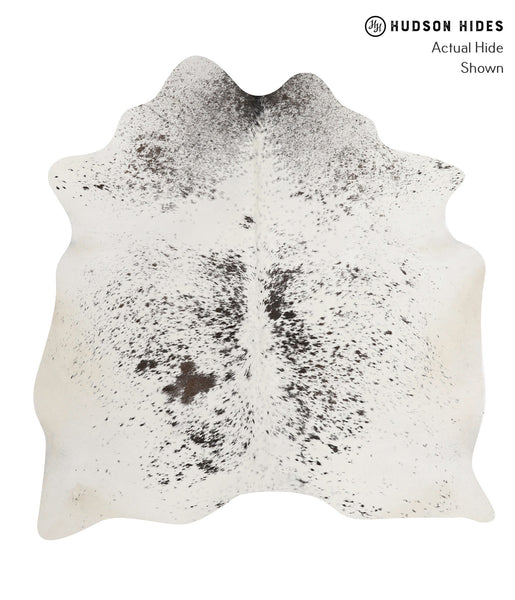 Salt and Pepper Black Cowhide Rug #85635