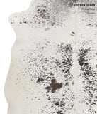 Salt and Pepper Black Cowhide Rug #85635