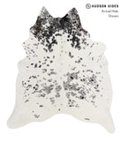 Salt and Pepper Black Cowhide Rug #85700
