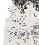 Salt and Pepper Black Cowhide Rug #85700
