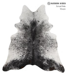 Salt and Pepper Black Cowhide Rug #85717