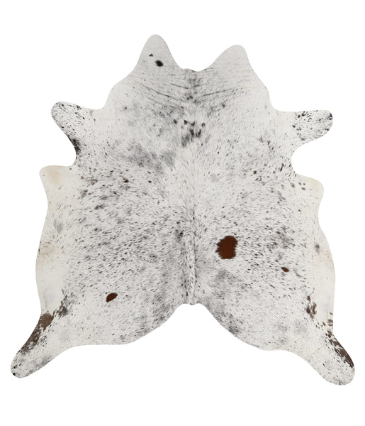 Salt and Pepper Black Cowhide Rug #85746HUDSN