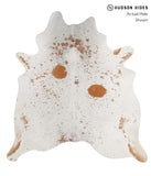 Salt and Pepper Brown Cowhide Rug #85755