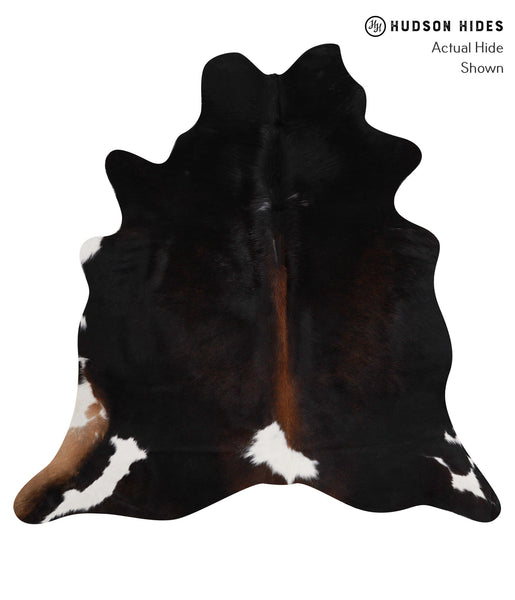 Chocolate and White Cowhide Rug #85831