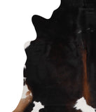 Chocolate and White Cowhide Rug #85831