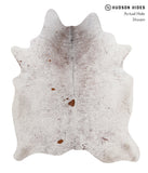 Salt and Pepper Brown Cowhide Rug #85838
