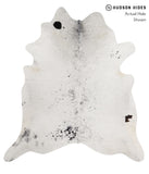 Salt and Pepper Black Cowhide Rug #85864