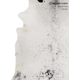 Salt and Pepper Black Cowhide Rug #85864