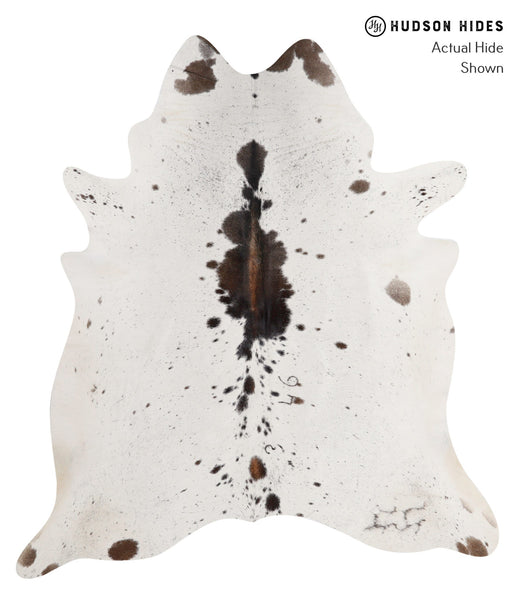 Salt and Pepper Black Cowhide Rug #85907