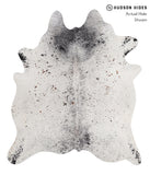 Salt and Pepper Black Cowhide Rug #85910