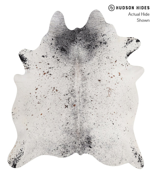 Salt and Pepper Black Cowhide Rug #85910