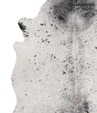 Salt and Pepper Black Cowhide Rug #85910