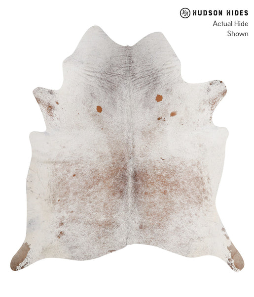 Salt and Pepper Brown Cowhide Rug #85921