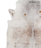 Salt and Pepper Brown Cowhide Rug #85921