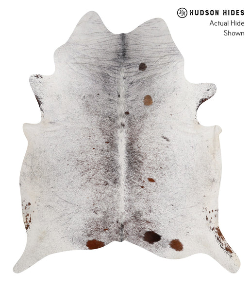 Salt and Pepper Black Cowhide Rug #85922
