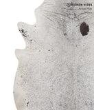 Salt and Pepper Black Cowhide Rug #85967