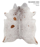 Salt and Pepper Brown Cowhide Rug #85991