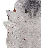 Salt and Pepper Brown Cowhide Rug #86006