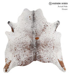 Salt and Pepper Brown Cowhide Rug #86027