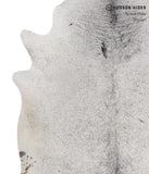Salt and Pepper Black Cowhide Rug #86205