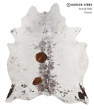 Salt and Pepper Brown Cowhide Rug #86260