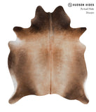 Brown with Red Cowhide Rug #86320