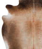 Brown with Red Cowhide Rug #86320