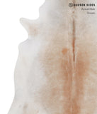 Grey with Beige Cowhide Rug #86399