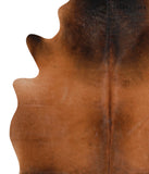 Brown with Red Cowhide Rug #86411