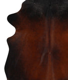 Brown with Red Cowhide Rug #86420