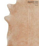 Beige Cowhide Rug #86431