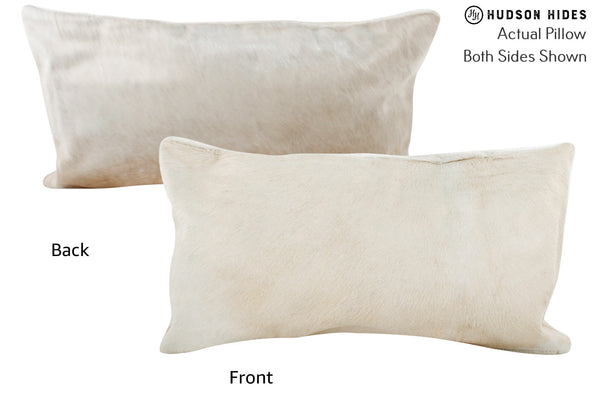 Beige Cowhide Pillow #86470