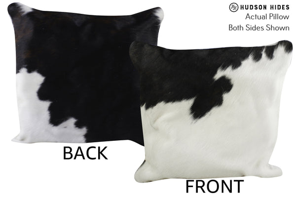 Black and White Cowhide Pillow #86594