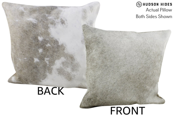 Grey Cowhide Pillow #86605