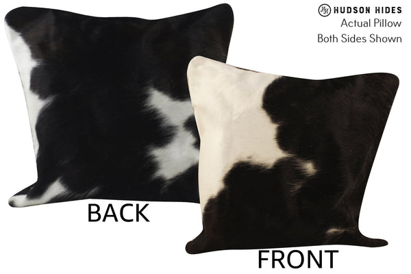 Black and White Cowhide Pillow #86636