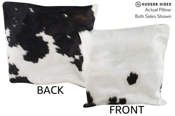 Black and White Cowhide Pillow #86812