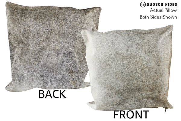 Grey Cowhide Pillow #87241