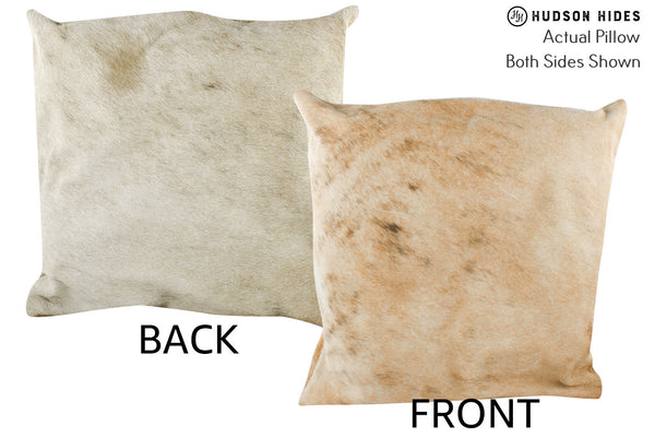 Beige Cowhide Pillow #87282