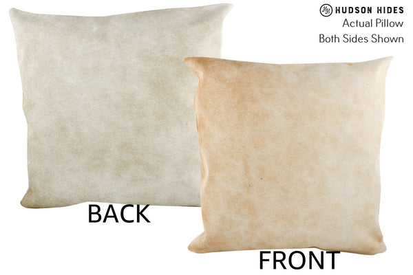 Beige Cowhide Pillow #87460