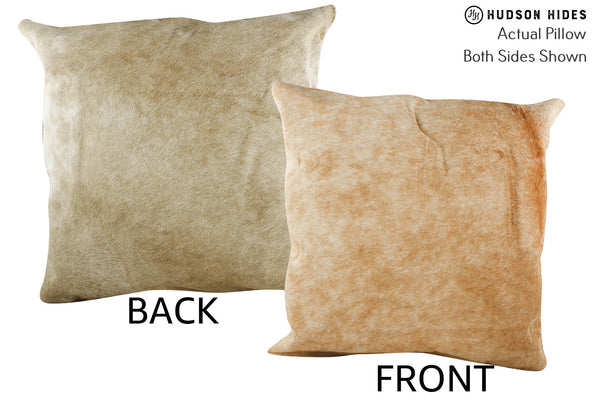 Beige Cowhide Pillow #87601