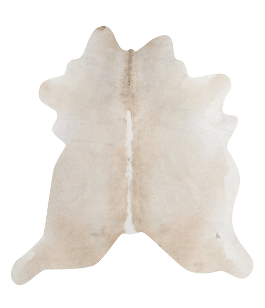 Beige and White Cowhide Rug #88048