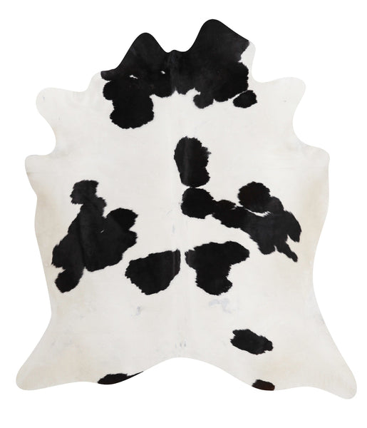 Black and White Cowhide Rug #89622