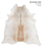 Grey with Beige Cowhide Rug #89912