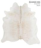 Grey with Beige Cowhide Rug #92488