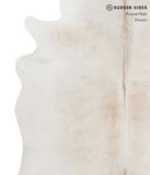 Grey with Beige Cowhide Rug #92488